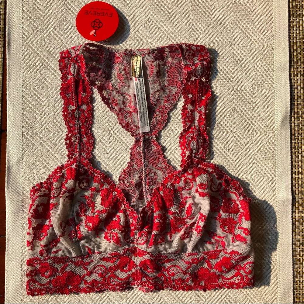 NWT Free People Wild Roses Racerback Bra XS
